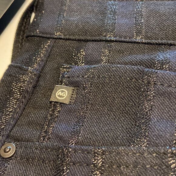 AG Adriano Goldschmied NWOT The Farrah Skinny Ankle high rise black jeans 29R - Picture 12 of 12